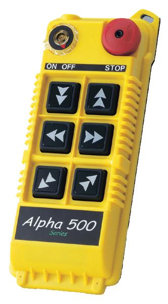 alpha560S 六路雙速起重機遙控器